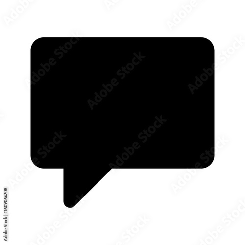 chat box glyph icon