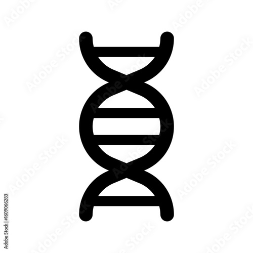dna glyph icon