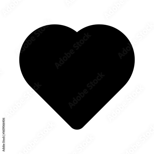 heart glyph icon