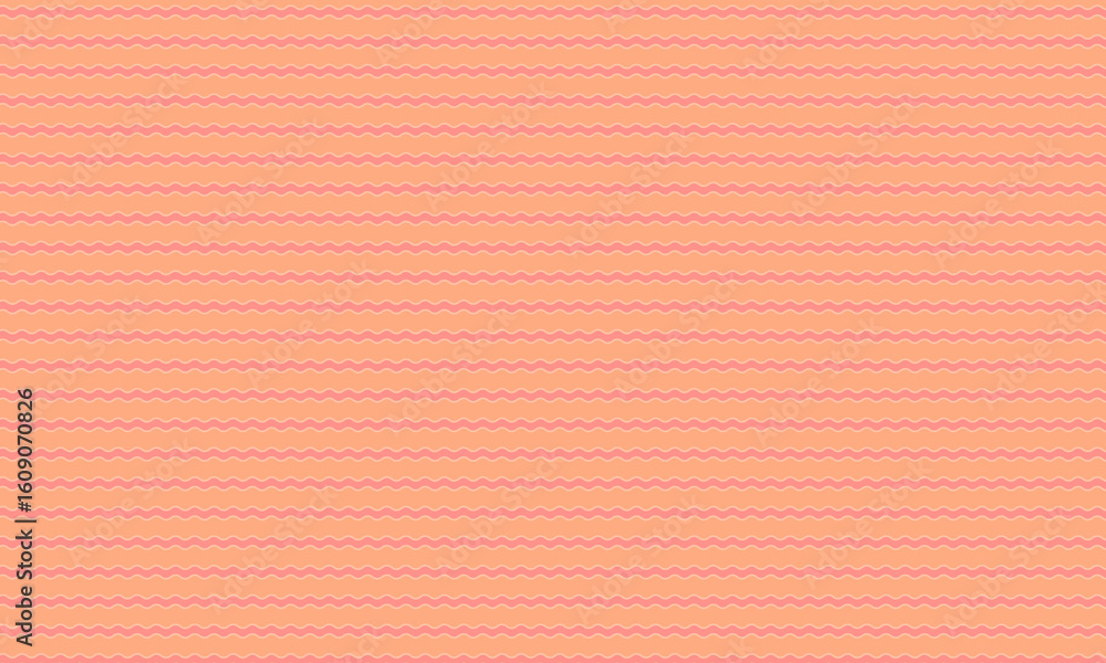 Fototapeta premium Seamless Wavy Line Background Pattern with Retro Style Design