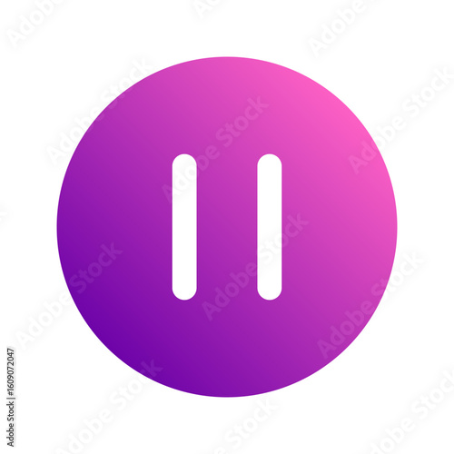pause gradient icon