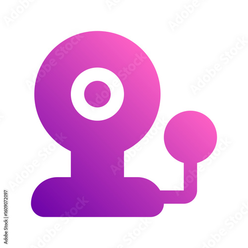 school bell gradient icon