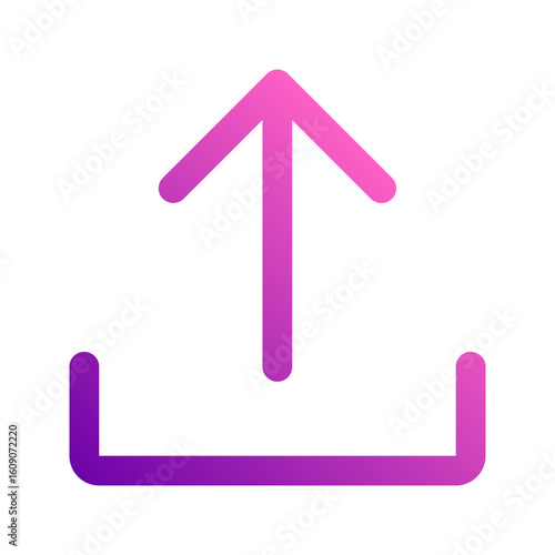 upload gradient icon