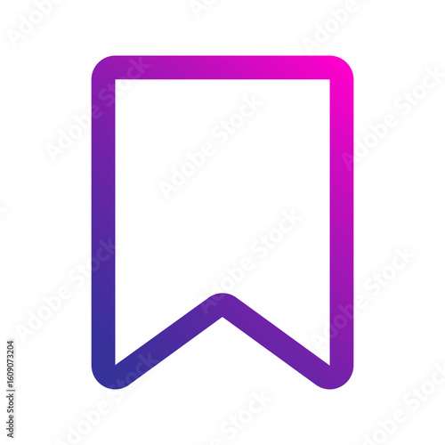 bookmark gradient icon