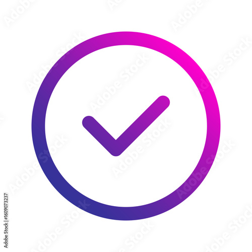 check gradient icon
