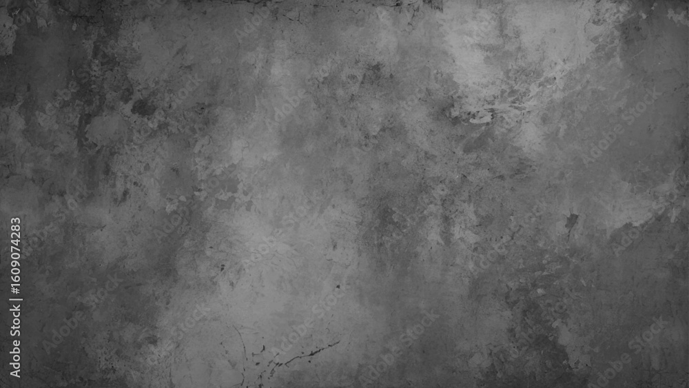 Obraz premium Distressed overlay rough textured on dark space. Graphic design element concrete wall style concept for banner.