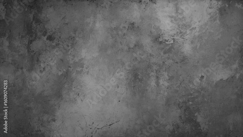 Distressed overlay rough textured on dark space. Graphic design element concrete wall style concept for banner.