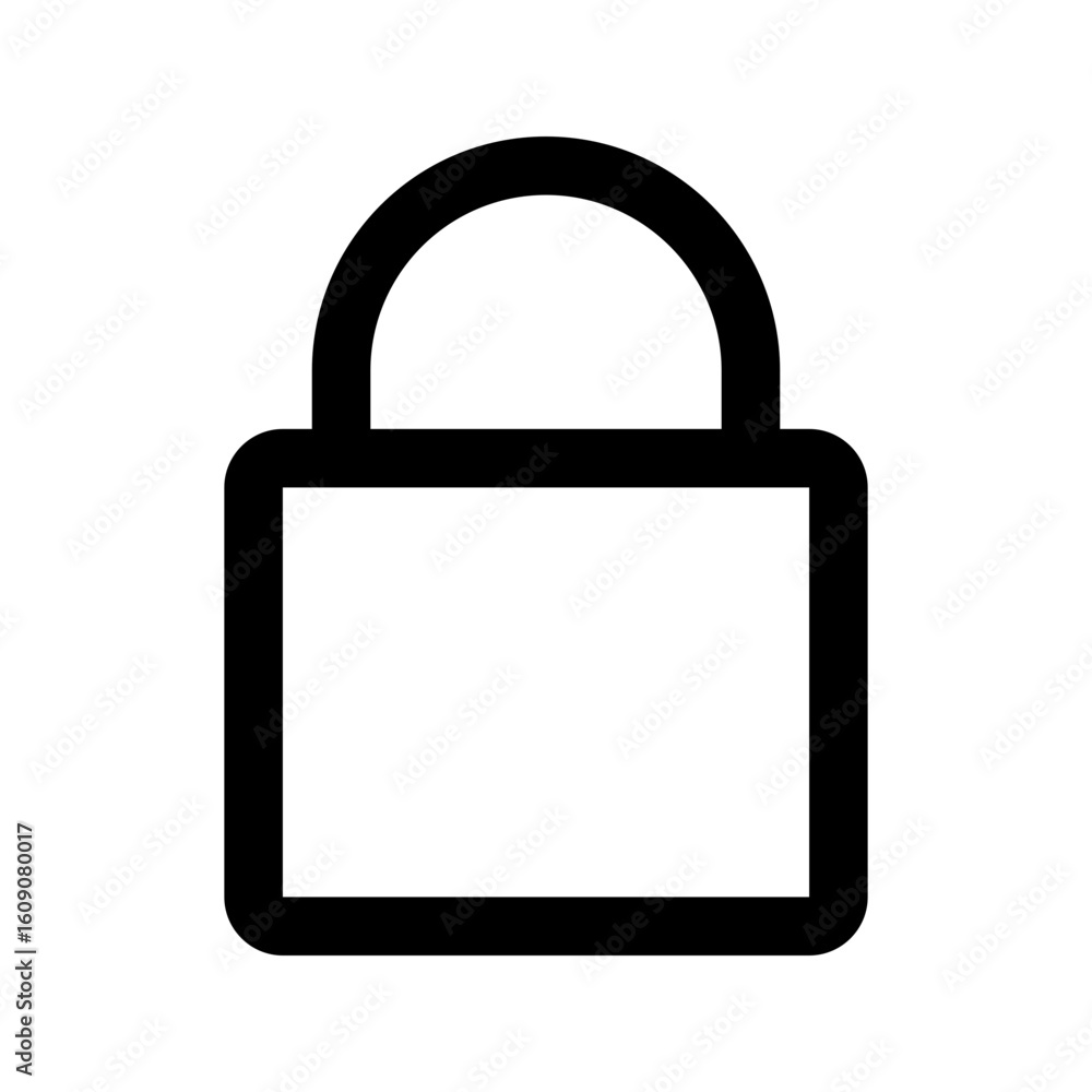lock line icon lock line icon