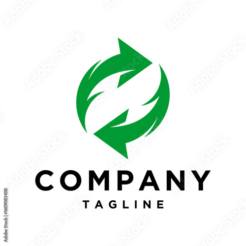 Arrow repeat logo design