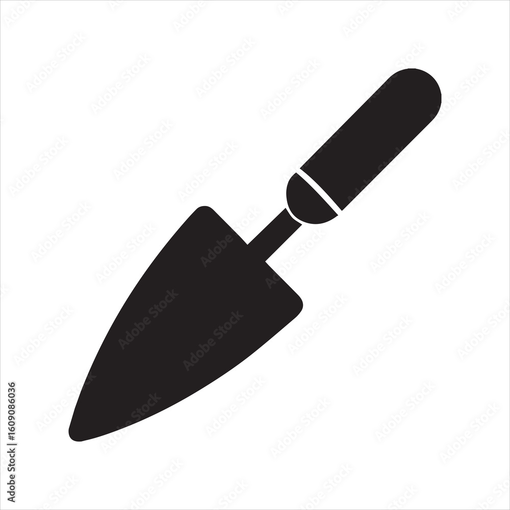 Trowel Masonry Icon Vector Illustration Trowel Masonry Icon Vector Illustration