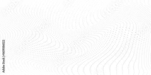 Vector abstract halftone dot pattern background with diagonal optical illusion lines. Monochrome black and white dotted texture for retro pop art design, comic book effect. vector
