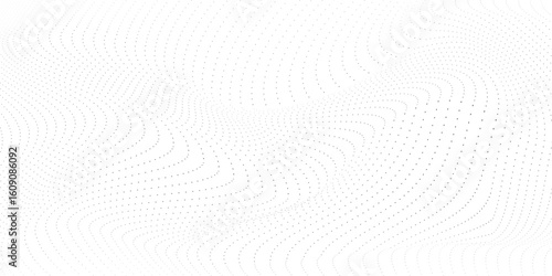 Vector abstract halftone dot pattern background with diagonal optical illusion lines. Monochrome black and white dotted texture for retro pop art design, comic book effect. vector