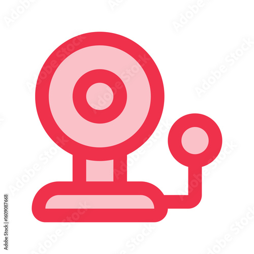 school bell outline fill icon