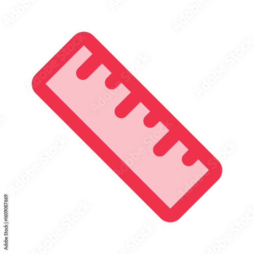 ruler outline fill icon