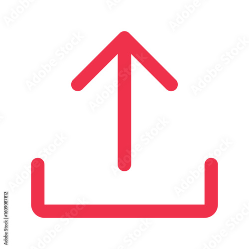 upload outline fill icon