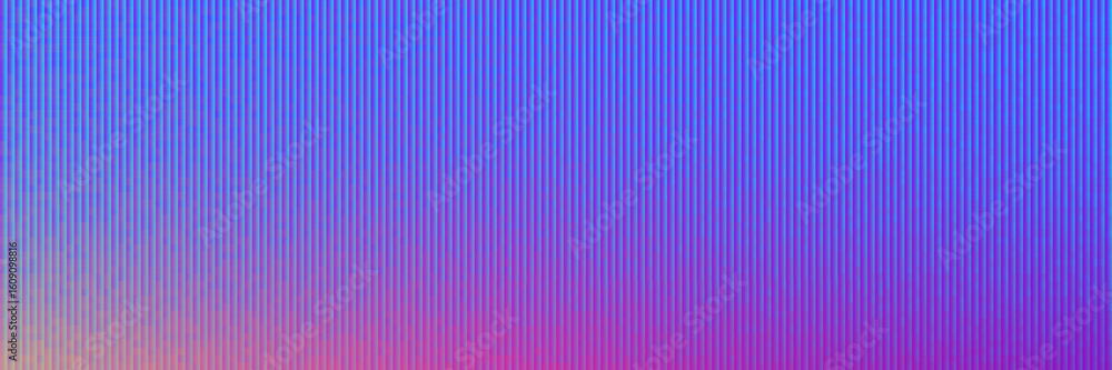 Fototapeta premium Blue Pink Gradient BG, Vibrant Striped Pattern, Glowing Lines Background, Futuristic Neon Wallpaper. Digital Tech Seamless Texture. Vector backdrop.