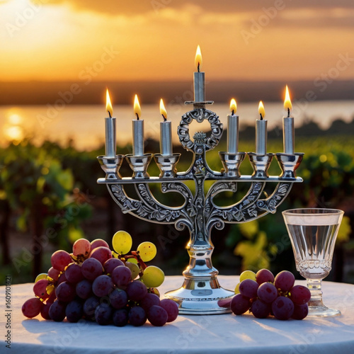 Wallpaper Mural wine and grapes Torontodigital.ca