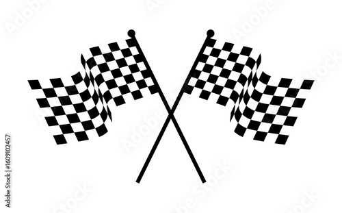 Race Flag Design Vector Illustration