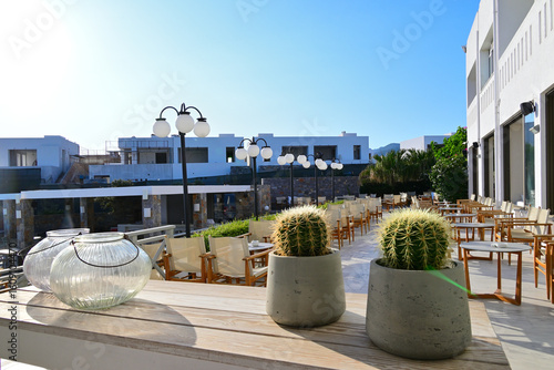 Fototapeta Naklejka Na Ścianę i Meble -  restaurant in sissi auf Kreta, Griechenland