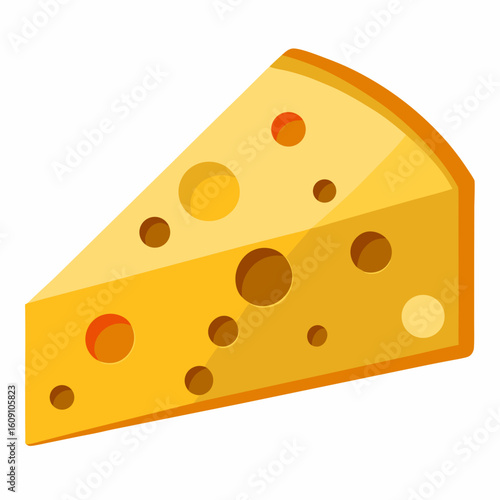 cheese isolated on white