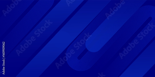 Abstract blue background. Modern simple blue geometric design. Minimal shapes. Suit for booklet, brochure, banner, poster, website, flyer, cover, corporate, backdrop.