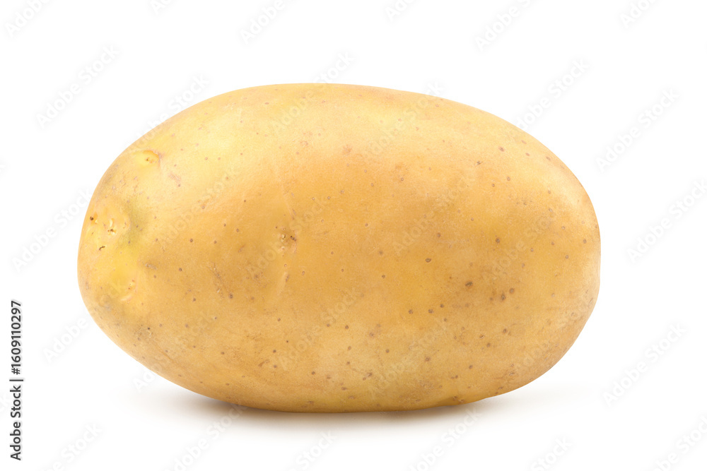Fresh potato isolated on white. Fresh potato isolated on white.