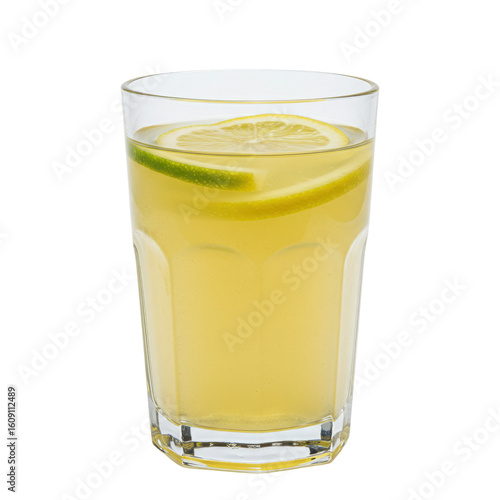 Wallpaper Mural Refreshing lemonade with slices of lemon and lime in a glass   Torontodigital.ca