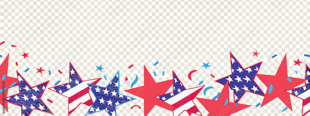 Fototapeta premium american flag and flags