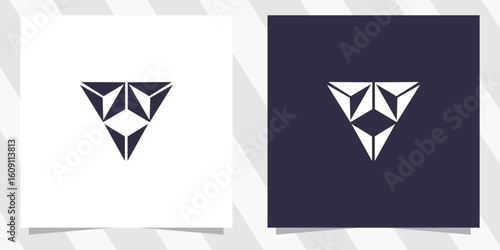 letter v logo design vector