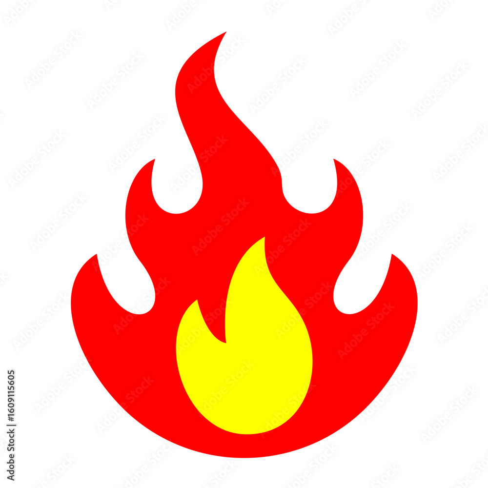 Fire Vector Design Icon Style Fire Vector Design Icon Style