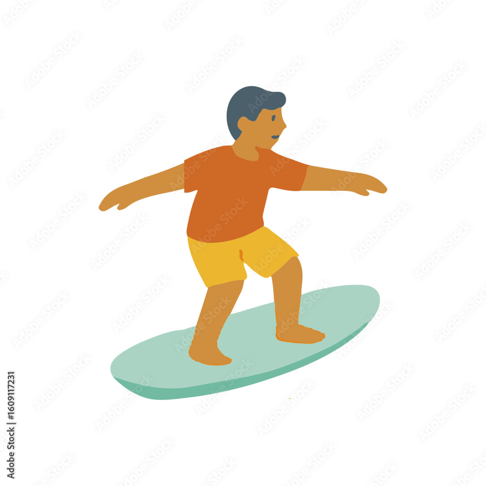 Fototapeta premium summer icon illustration 14