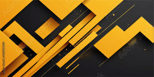 Grungy black and yellow striped sign warns of danger on a dirty construction road