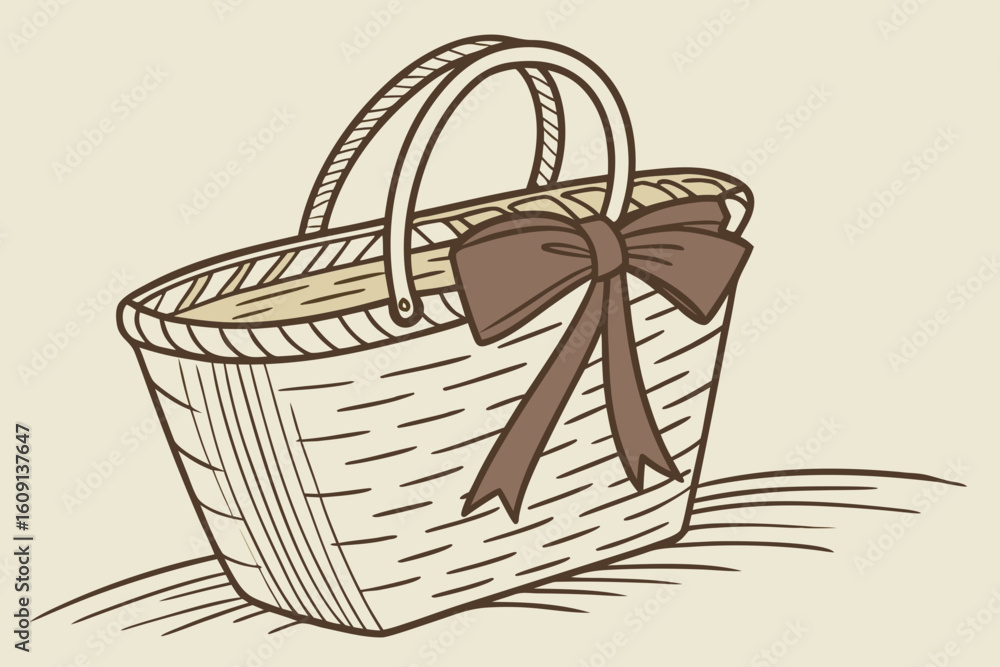 Obraz premium basket with gift