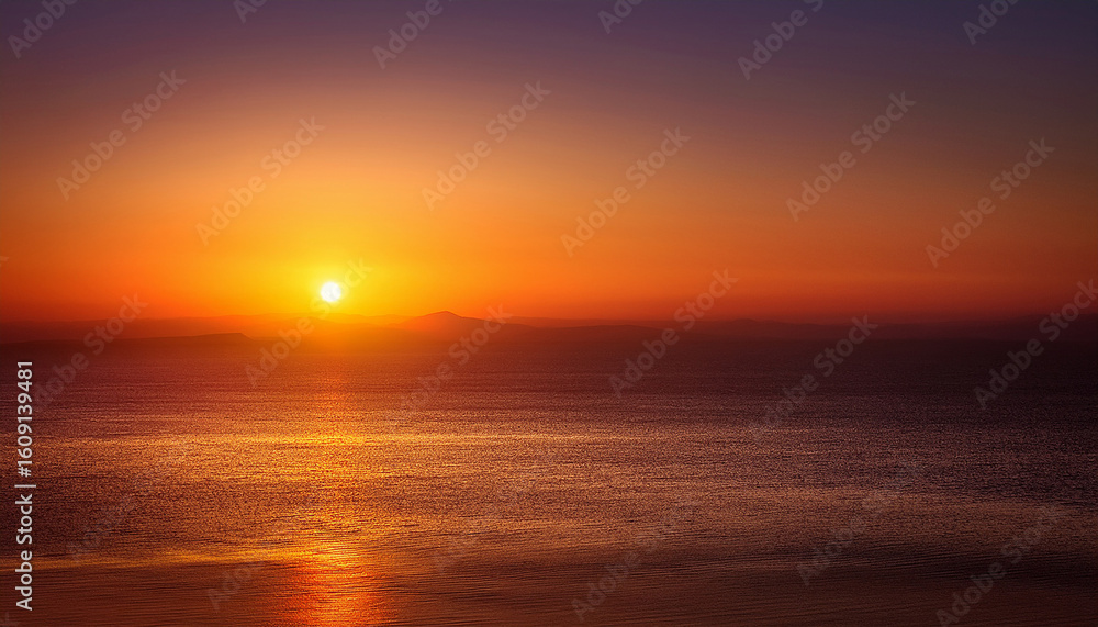 Fototapeta premium Sunset-inspired smooth gradient with warm tones.