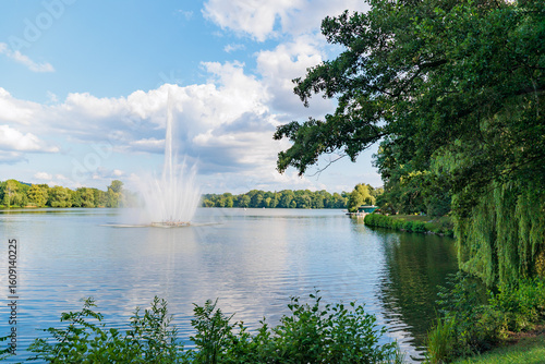 Der Schwanenteich in Zwickau 