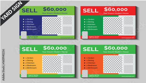 real estate yard sign sale outdoor advertising