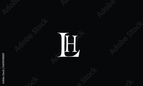 LH,HL,L,H,H,L abstract, letters, logo, monogram, style, symbols, ambitions, icons, 
