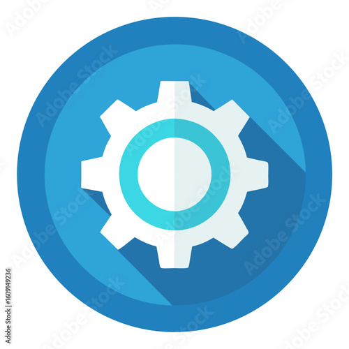 gear icon vector illustration