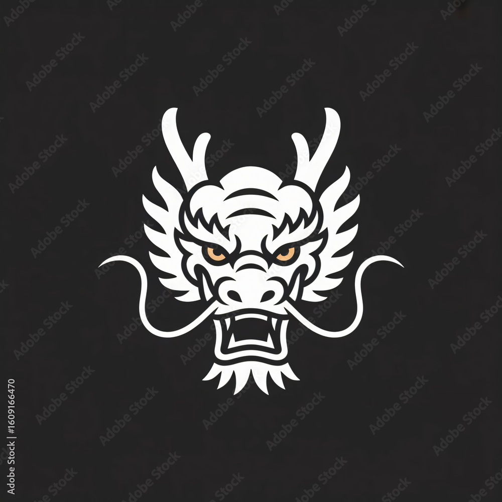 Fototapeta premium dragon logo