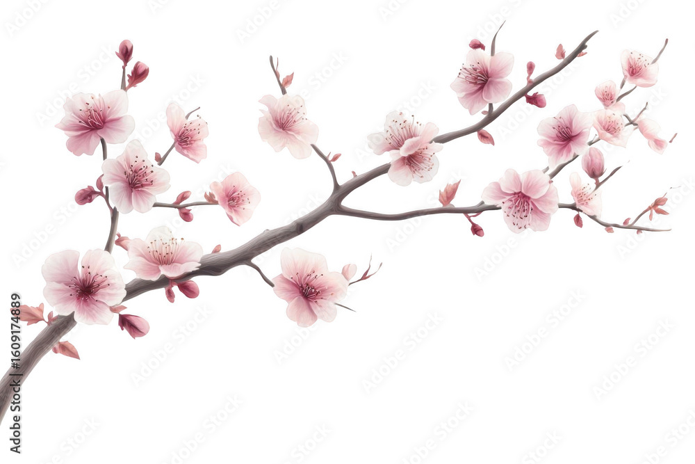 See Beautiful Blooming Branch Tree With Pink Flowers, Floral Blossom Theme See Beautiful Blooming Branch Tree With Pink Flowers, Floral Blossom Theme