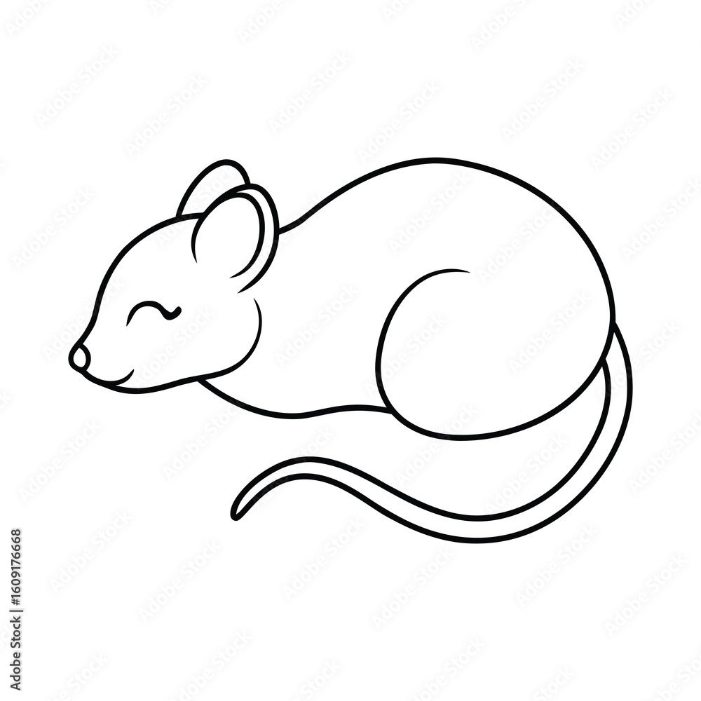 Naklejka premium mouse and cheese