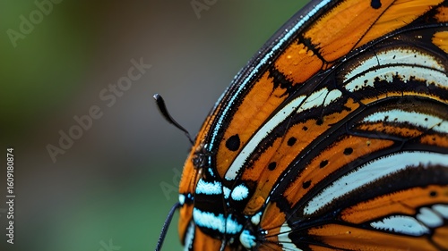 Wallpaper Mural Close-Up Butterfly Wings in Nature Torontodigital.ca