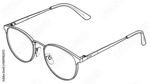 Stylish round eyeglasses with thin metal frame for men and women fashion eyewear optical eye glasses 100 char
