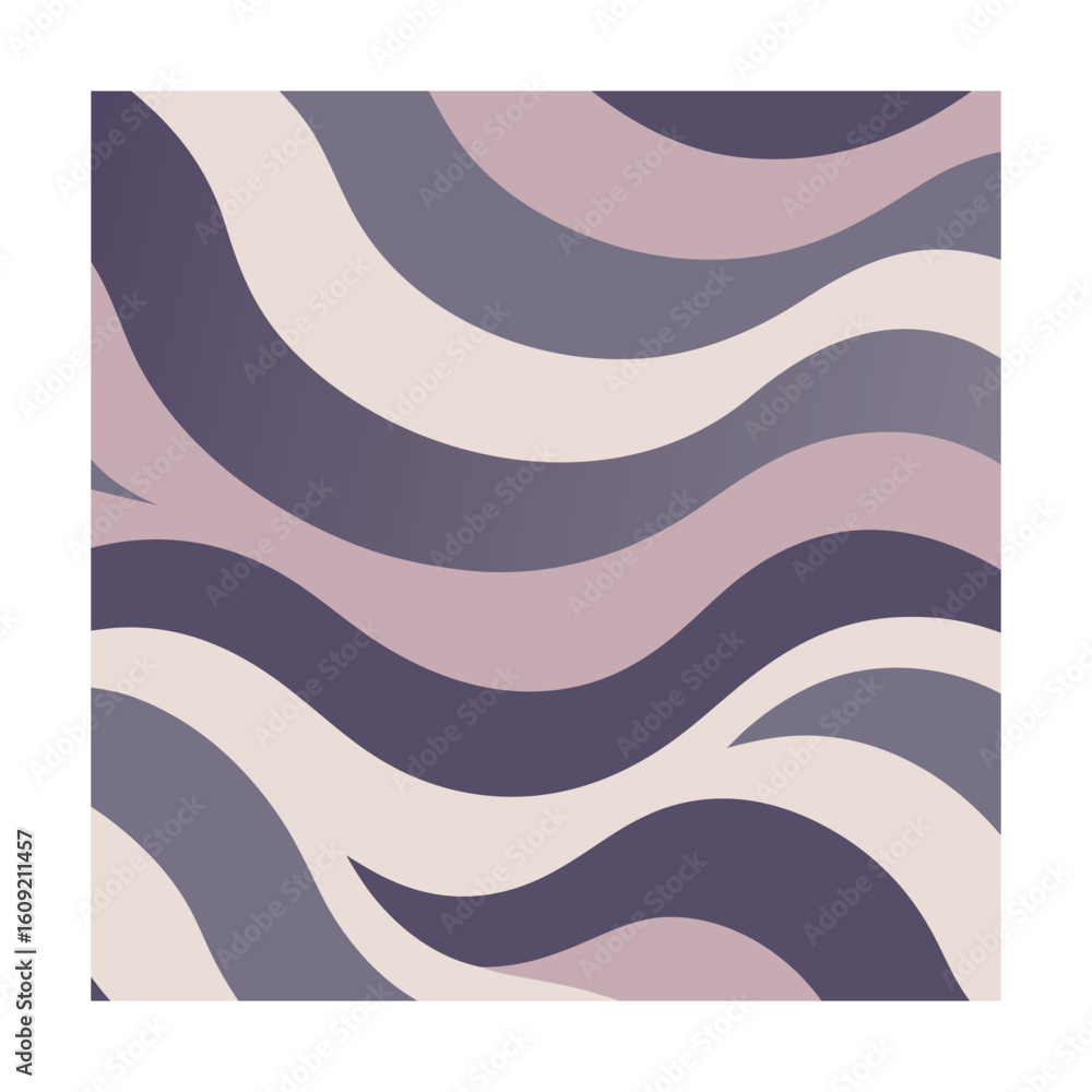 Obraz premium Wavy Abstract Pattern with Organic Flowing Lines