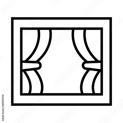Curtain Icon Design