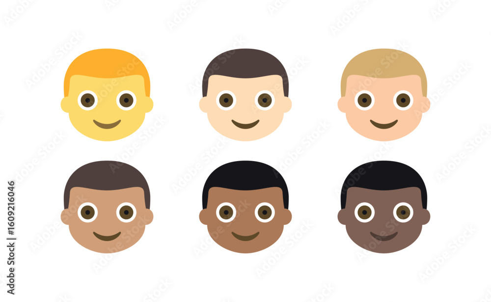 Illustration of Diverse Pixel Art Faces: Icons for Inclusivity & Representation vector Illustration of Diverse Pixel Art Faces: Icons for Inclusivity & Representation vector
