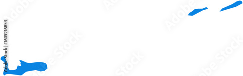 Cayman Islands cayman. Cayman islands map outline isolated on white background.
