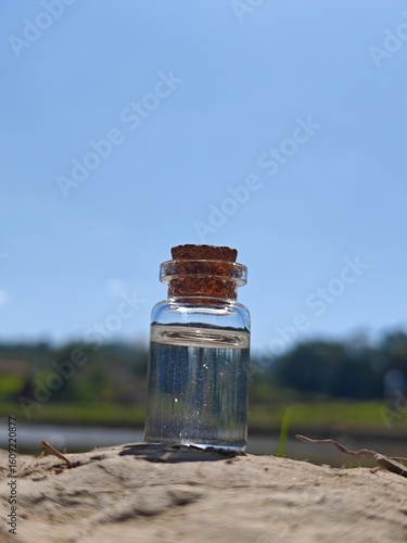 bottle with a cork