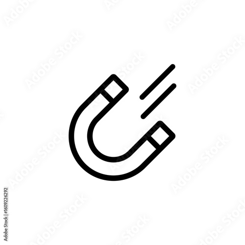 simple outline magnet