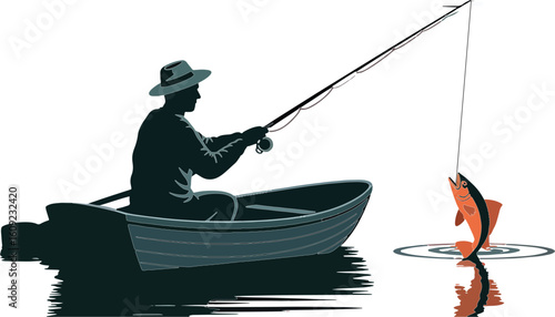 fishing in the lake